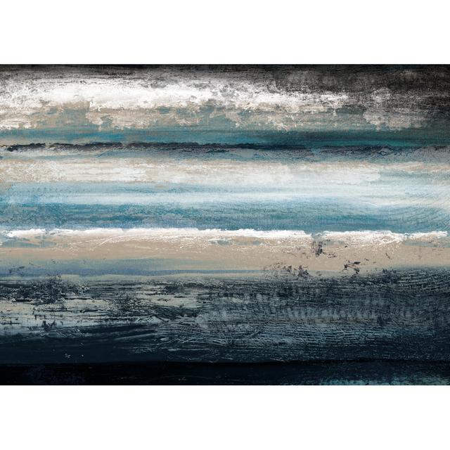 Abstract Sea - Wrapped Canvas Art Prints Metro Lane Size: 20cm H x 30cm W on Productcaster.