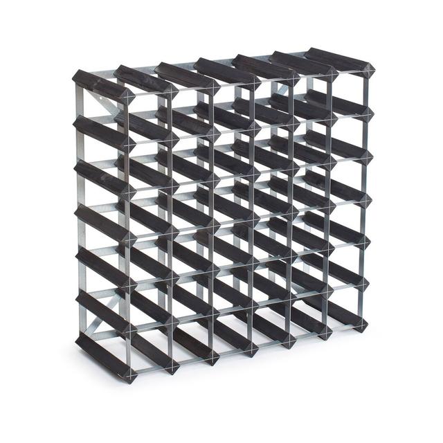 Eccleshall 42 Bottle Solid Wood Floor Wine Bottle Rack Belfry Kitchen Colour: Black Ash on Productcaster.