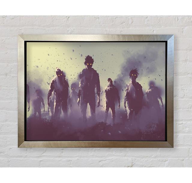 The Ghostly Zombie Horde - Single Picture Frame Art Prints Bright Star Size: 100cm H x 141.4cm W x 3.4cm D on Productcaster.