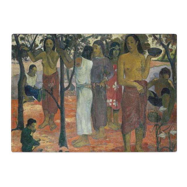 Nave Nave Mahana by Paul Gauguin Chopping Board East Urban Home Size: 0.4cm H x 28.5cm W x 39cm L on Productcaster.