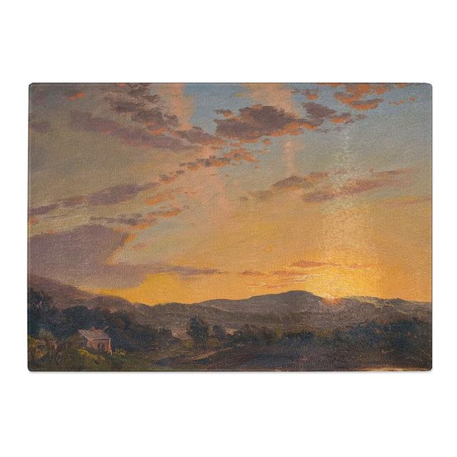 Maine Sunset by Frederic Edwin Church Chopping Board East Urban Home Size: 0.4cm H x 20cm W x 28.5cm L on Productcaster.