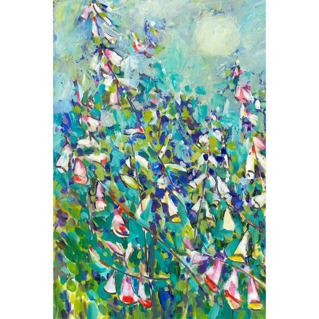 Joy in the Garden I by Tara Funk Grim - Wrapped Canvas Painting Rosalind Wheeler Size: 46cm H x 30cm W on Productcaster.