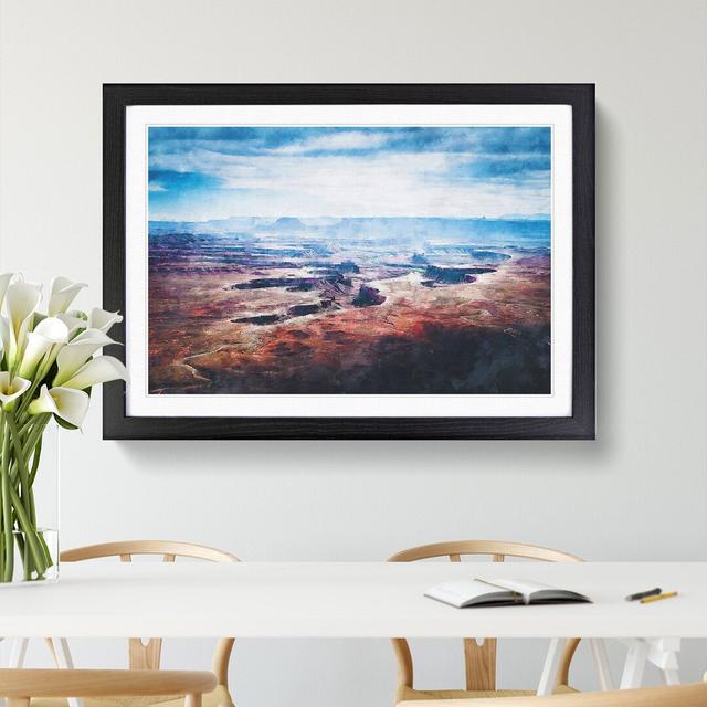 Canyonlands National Park - Picture Frame Painting East Urban Home Size: 27cm H x 36cm W x 2cm D, Frame Option: Black Framed on Productcaster.