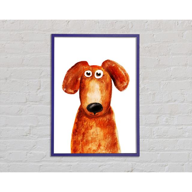 Dog Love 1 - Single Picture Frame Art Prints Ophelia & Co. Size: 59.7cm H x 42cm W x 2cm D on Productcaster.