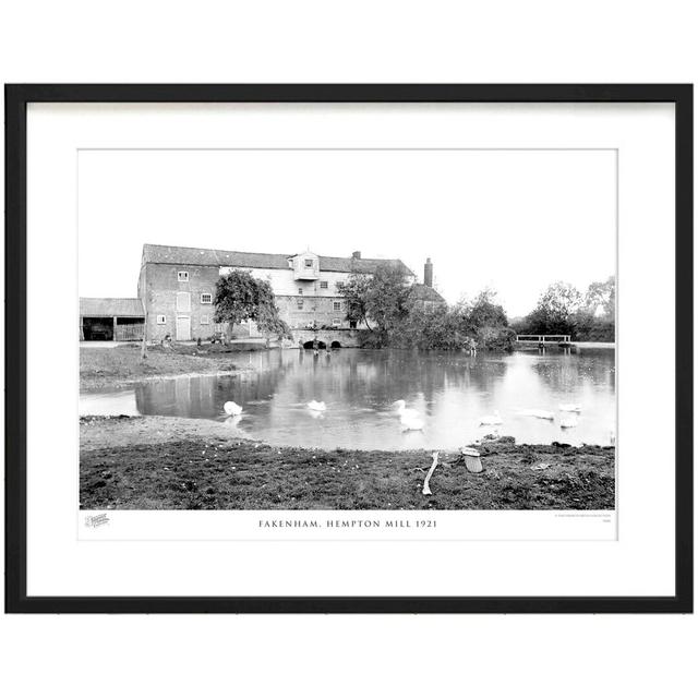 'Fakenham, Hempton Mill 1921' by Francis Frith - Picture Frame Photograph Print on Paper The Francis Frith Collection Size: 28cm H x 36cm W x 2.3cm D on Productcaster.