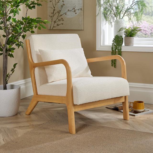 Halie Upholstered Armchair Norden Home on Productcaster.