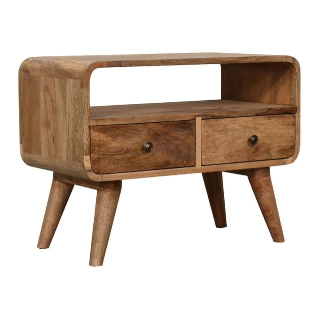 Lanelle Solid Wood TV Stand for TVs up to 24" Union Rustic Colour: Oak-ish on Productcaster.