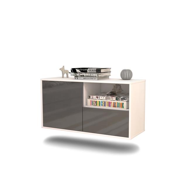 Holscomb TV Stand Ebern Designs Colour: Grey on Productcaster.