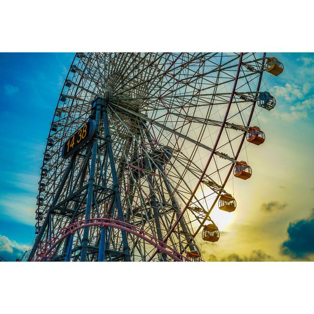 (Cosmo Clock) Sunset by Kanzilyou - Wrapped Canvas Photograph 17 Stories Size: 51cm H x 76cm W on Productcaster.