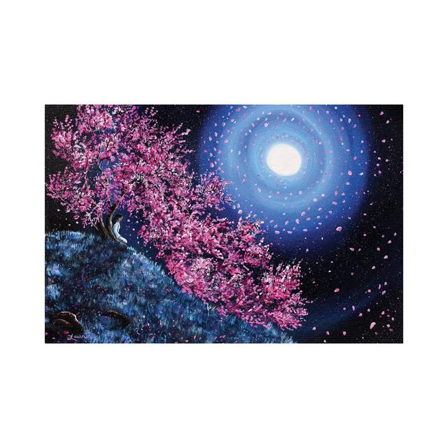 White Tara in Cascading Sakura by Laura Iverson - Wrapped Canvas Painting ClassicLiving Size: 20.32cm H x 30.48cm W x 1.905cm D on Productcaster.