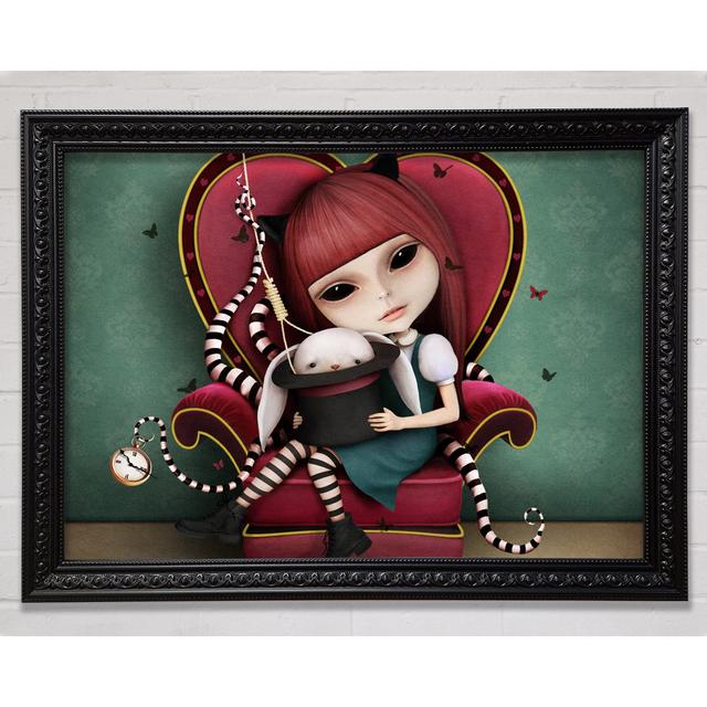 Creepy Alice In Wonderland - Single Picture Frame Art Prints Bright Star Size: 59.7cm H x 84.1cm W on Productcaster.