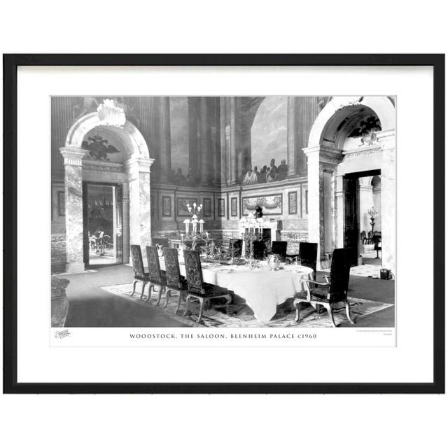 'Woodstock, the Saloon, Blenheim Palace C1960' by Francis Frith - Picture Frame Photograph Print on Paper The Francis Frith Collection Size: 28cm H x on Productcaster.