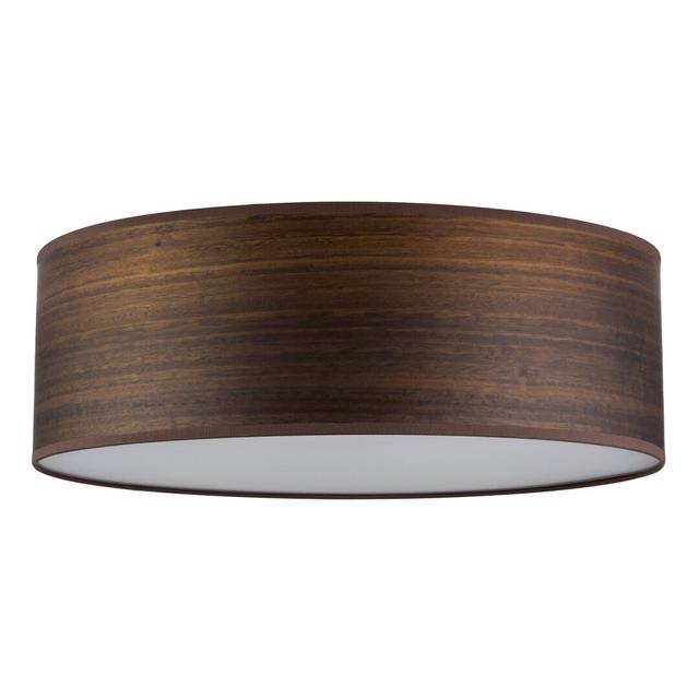 Trece Solid Wood Flush Mount Bulb Attack Size: 20cm H x 45cm W x 45cm D, Fixture Finish: Eucalyptus on Productcaster.