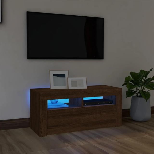 Jani TV Stand for TVs up to 40" Alpen Home Colour: Brown/Oak on Productcaster.