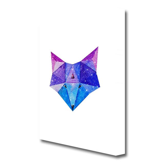 Diamond Fox Wildlife - Wrapped Canvas Graphic Art Print East Urban Home Size: 101.6 cm H x 66 cm W on Productcaster.