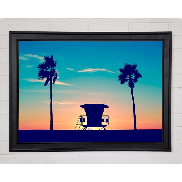 Baywatch Framed Print 17 Stories Size: 42cm H x 59.7cm W x 1.5cm D, Format: Whistler Matte Black Framed Paper on Productcaster.