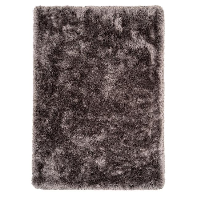 Charcoal Grey Soft Shaggy Living Room Area Rug Kukoon Rug Size: Rectangle 200 x 290cm on Productcaster.