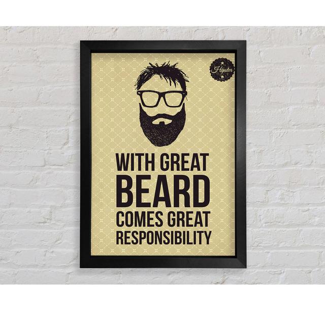 Great Beard - Single Picture Frame Art Prints Bright Star Size: 84.1cm H x 59.7cm W x 3.4cm D on Productcaster.