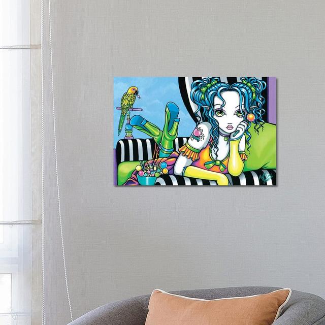 Alisha by Myka Jelina - Wrapped Canvas Graphic Art Fairmont Park Size: 45.72cm H x 66.04cm W x 3.81cm D on Productcaster.