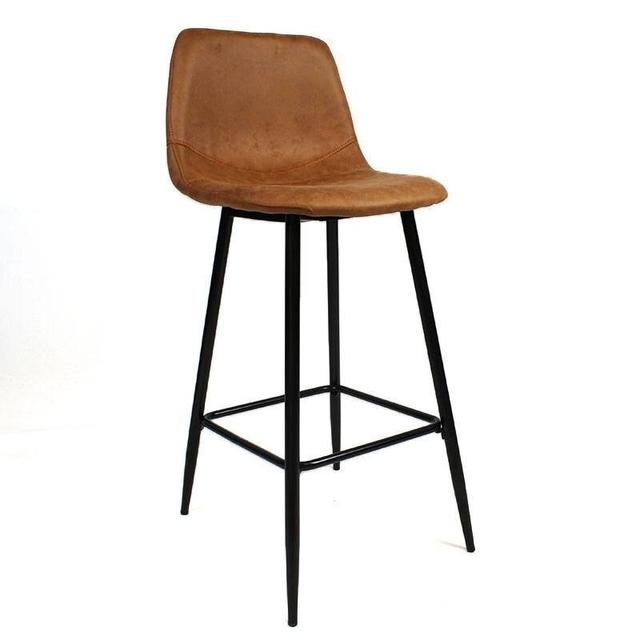 Clabaugh 72cm Bar Stool Borough Wharf Upholstery Colour: Cognac on Productcaster.