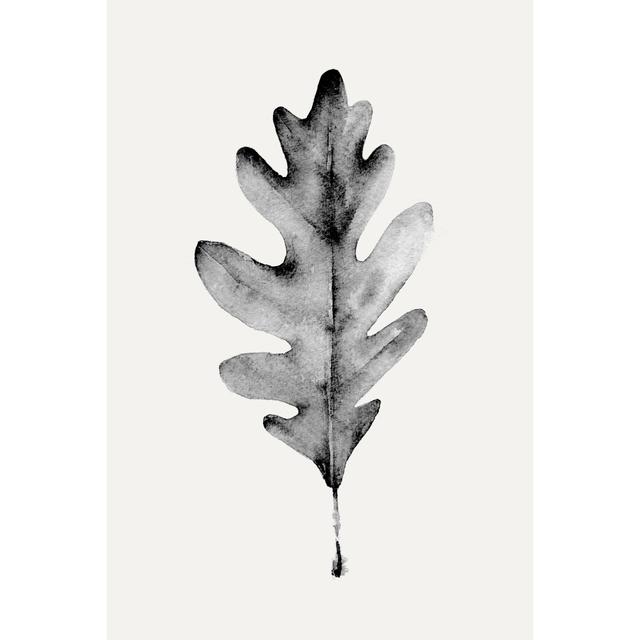 Smoky Oak Leaf I by Emma Caroline - Wrapped Canvas Print Rosalind Wheeler Size: 122cm H x 81cm W x 3.8cm D on Productcaster.