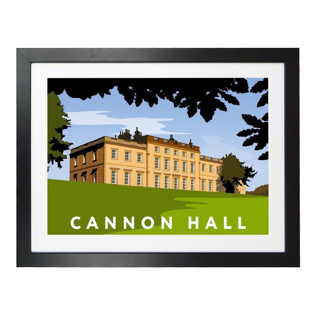 Cannon Hall by Richard O'Neil - Print East Urban Home Format: Black Wood Frame, Size: 33.5 cm H x 43.5 cm W x 2.2 cm D on Productcaster.