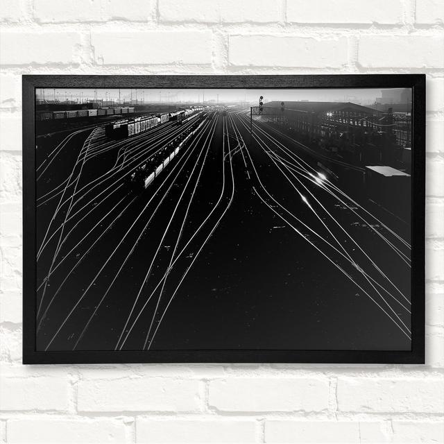 Replay - Closed Corner Frame Art Prints on Wood Metro Lane Size: 42cm H x 59.7cm W on Productcaster.