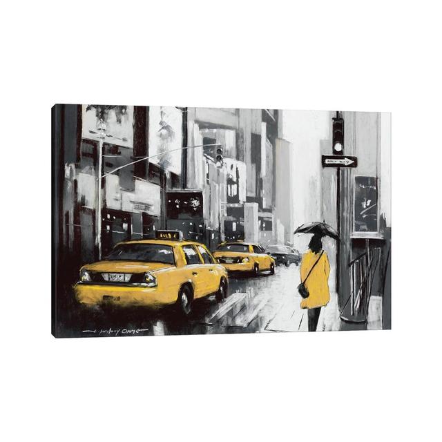 New York City I by E.A. Orme - Wrapped Canvas Painting Rosalind Wheeler Size: 30.48cm H x 45.72cm W x 1.91cm D on Productcaster.