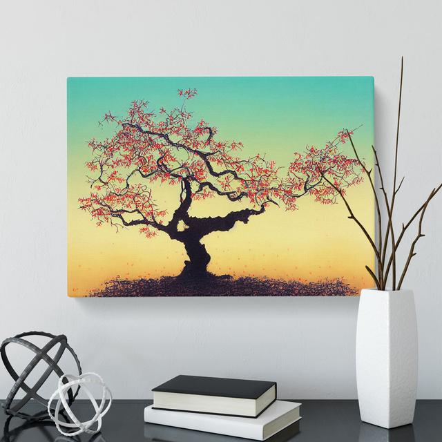 Beaming Apple Tree - Wrapped Canvas Graphic Art Marlow Home Co. Size: 35cm H x 50cm W x 3cm D on Productcaster.