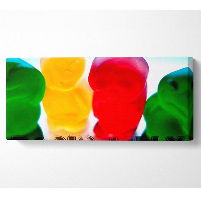 Radio Jellybabys Panoramaleinwand Ebern Designs Größe: 50,8 cm H x 121,9 cm B 10 cm T on Productcaster.