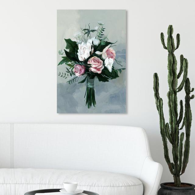 'Romantic Bouquet' Painting on Wrapped Canvas East Urban Home Size: 91.4 cm H x 61 cm W on Productcaster.