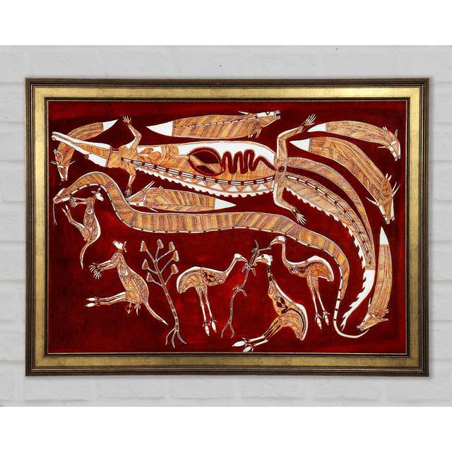 Aboriginal Nadjamerrek Lofty - Single Picture Frame Art Prints Rosalind Wheeler Size: 21cm H x 29.7cm W x 1.5cm D on Productcaster.