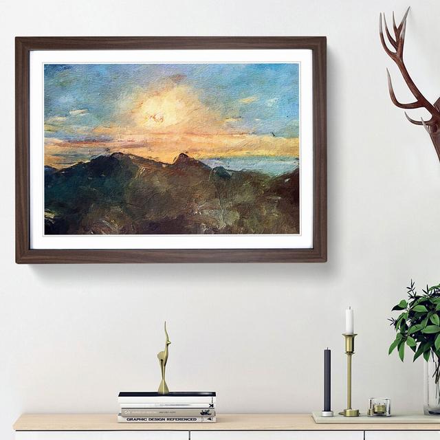 Morning Light by Fujishima Takeji - Picture Frame Painting Print East Urban Home Frame Option: Walnut Framed, Size: 27cm H x 36cm W x 2cm D on Productcaster.