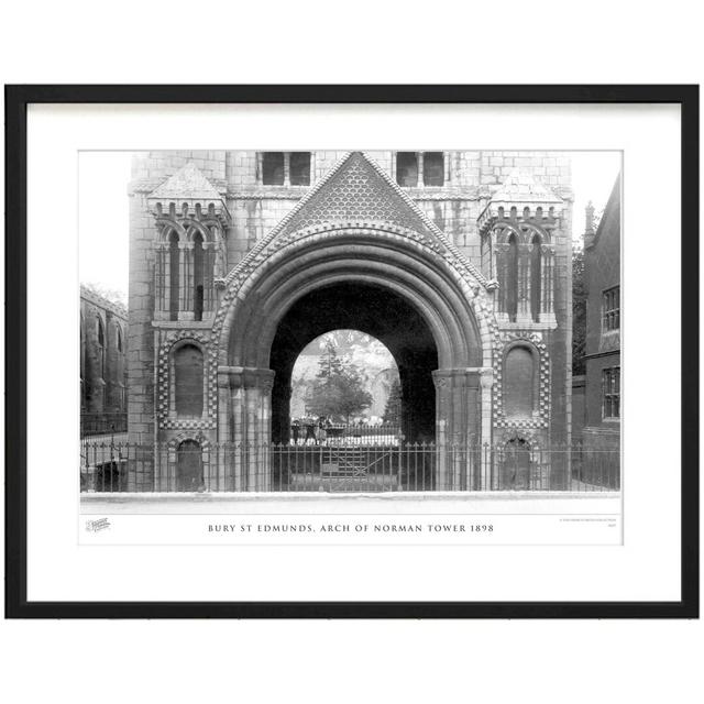 'Bury St Edmunds, Arch of Norman Tower 1898' - Picture Frame Photograph Print on Paper The Francis Frith Collection Size: 60cm H x 80cm W x 2.3cm D on Productcaster.