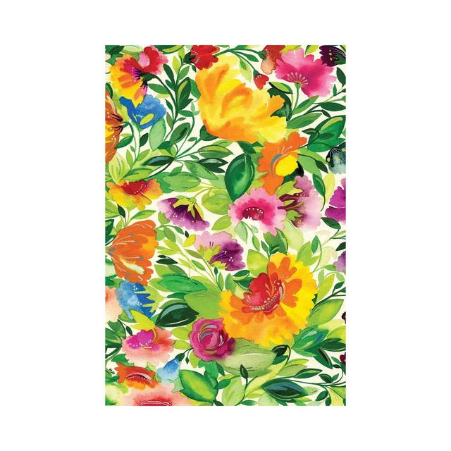 July Bouquet by Kim Parker - Wrapped Canvas Print ClassicLiving Size: 45.72cm H x 30.48cm W x 1.905cm D on Productcaster.