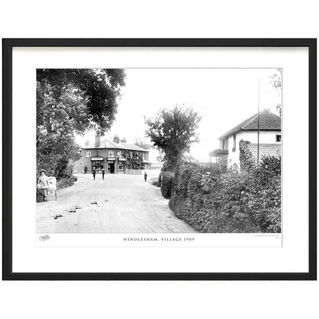 'Windlesham, Village 1909' by Francis Frith - Picture Frame Photograph Print on Paper The Francis Frith Collection Size: 60cm H x 80cm W x 2.3cm D on Productcaster.