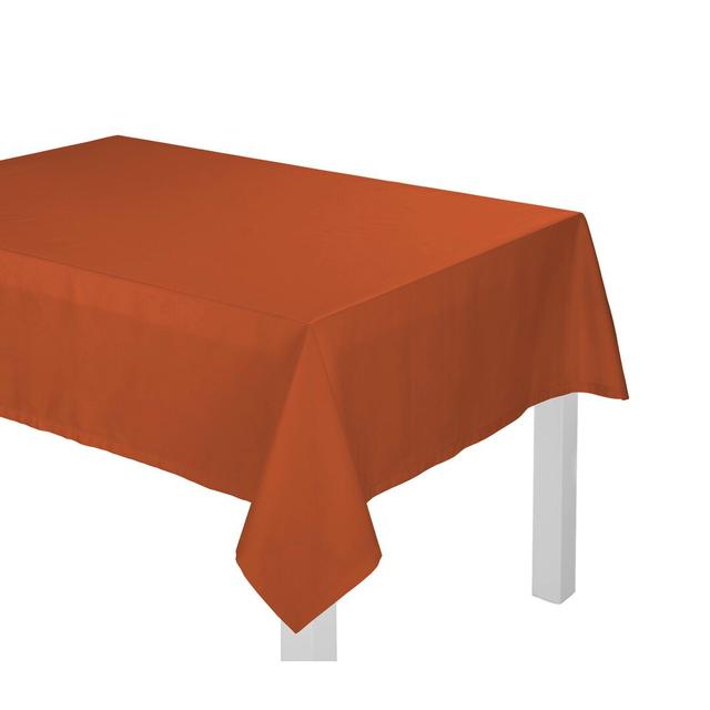 Garraway Tablecloth Brayden Studio Size: 150cm W x 300cm L, Colour: Orange on Productcaster.