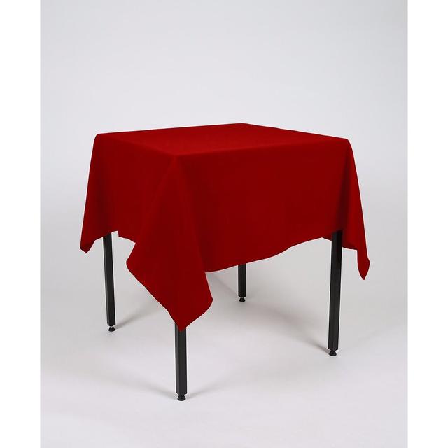 Blondine Tablecloth 17 Stories Size: 121cm W x 121cm L, Colour: Cherry Red on Productcaster.