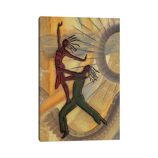 Dancers by Fred Odle - Wrapped Canvas Print ClassicLiving Size: 30.48cm H x 20.32cm W x 1.90cm D on Productcaster.