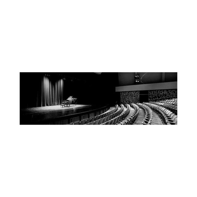 Grand Piano on a Concert Hall Stage, University of Hawaii, Hilo, Hawaii, USA I by Panoramic Images - Wrapped Canvas Panoramic Photograph Brayden Studi on Productcaster.