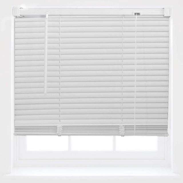 PVC Room Darkening Venetian Blind Symple Stuff Size: 213 cm L x 60 cm W, Finish: White on Productcaster.