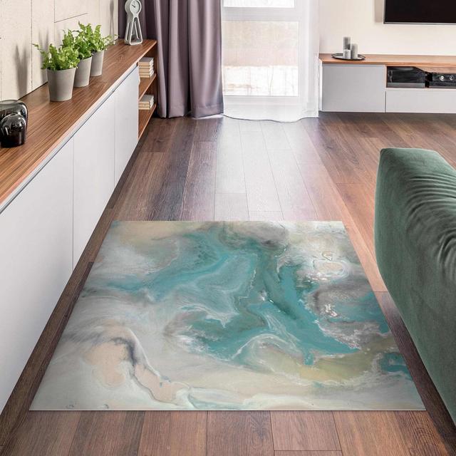 Square Gregoy Abstract Machine Woven Area Rug East Urban Home Rug Size: Square 120cm on Productcaster.