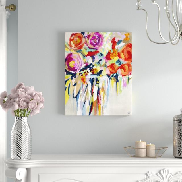 Secret Garden - Wrapped Canvas Painting Print East Urban Home Size: 61cm H x 51cm W x 4cm D on Productcaster.