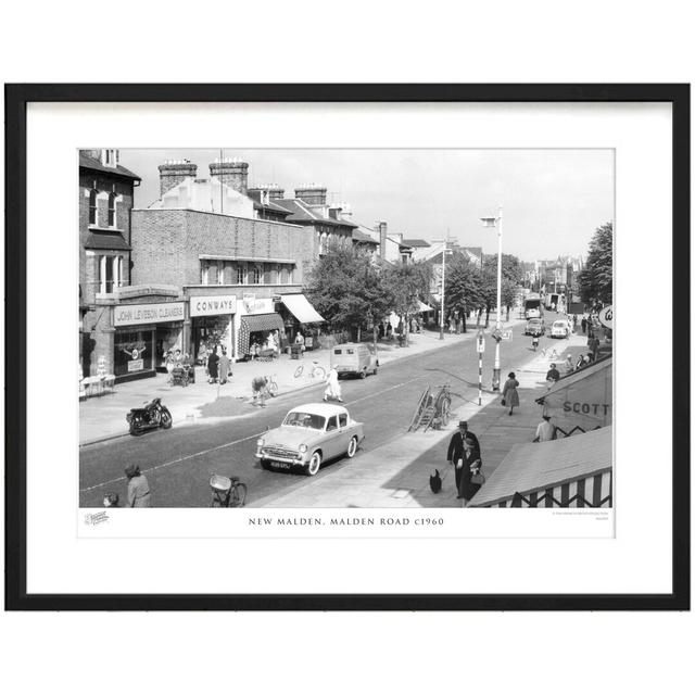 'New Malden, Malden Road C1960' by Francis Frith - Picture Frame Photograph Print on Paper The Francis Frith Collection Size: 60cm H x 80cm W x 2.3cm on Productcaster.