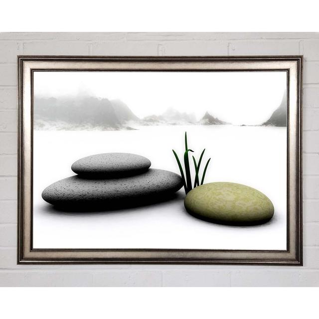 Winter Pebble Wonderland - Single Picture Frame Art Prints Brayden Studio Size: 59.7cm H x 84.1cm W on Productcaster.