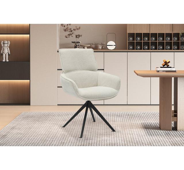 Drehstuhl Ravia ScanMod Design Polsterfarbe: Beige on Productcaster.