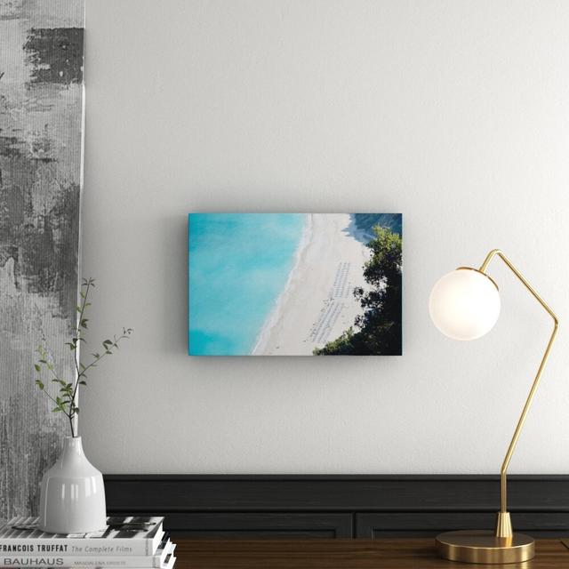 'Sandy Beach' Photographic Print on Wrapped Canvas East Urban Home Size: 30 cm H x 45 cm W x 3.81 cm D on Productcaster.