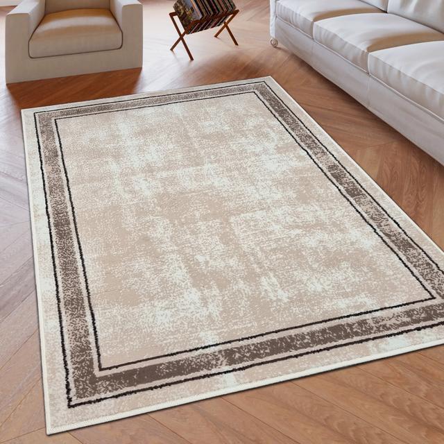 Walburn Beige/Brown Rug Williston Forge Rug Size: Rectangle 160 x 225cm on Productcaster.