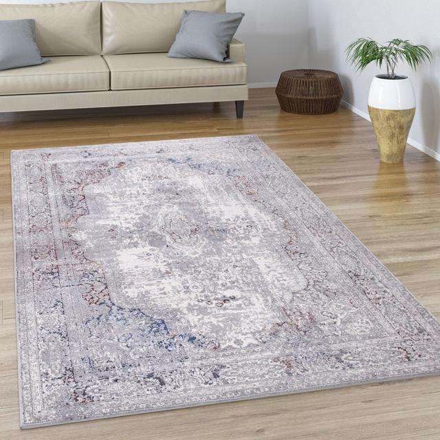 Wybolt 100% Polyester Gray Rug Williston Forge Rug Size: Rectangle 160 x 230cm on Productcaster.