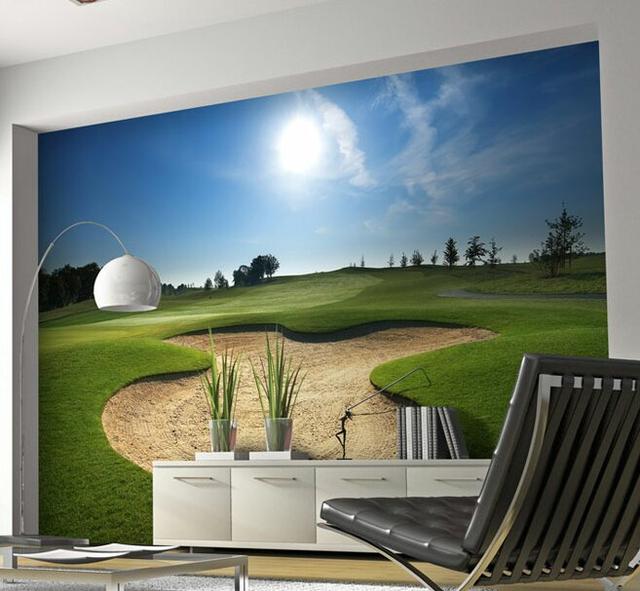 Tapete Golf Course 2,7 m x 350 cm East Urban Home Größe: 400 cm x 309 cm on Productcaster.